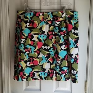 *NWOT TALBOTS PRINT SKIRT SZ 18